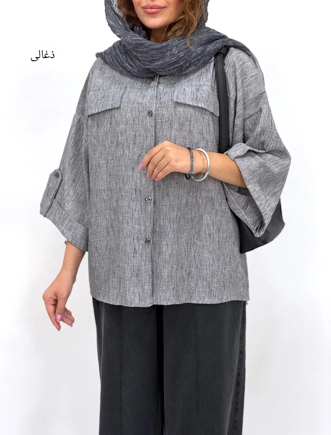 تونیک مانتویی لینن زارا تارا
